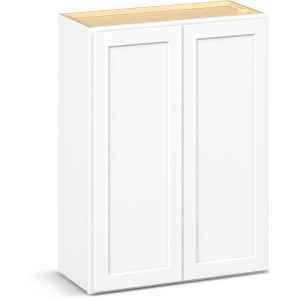 Reliabilt Parkstone II Reliabilt Parkstone II Brilliant White Wall Cabinet, 2 Doors, 27-in x 36-in - 641246 | Lowe's Pro Supply